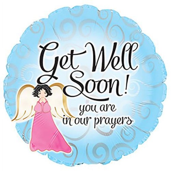 LOONBALLOON Get Well Balloons, 17 GET WELL SOON ANGEL