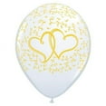 thumbnail image 1 of LOONBALLOON Hearts Balloons, 11″ ENTWINED HEARTS (6 PK), 1 of 1