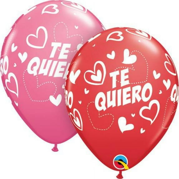 LOONBALLOON Hearts Balloons, 11″ TE QUIERO MIX & MATCH HEARTS
