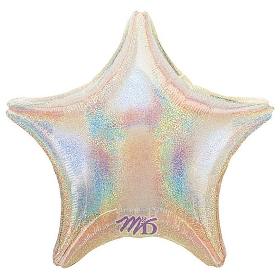 LOONBALLOON Hollywood Balloons, 19 STAR - SILVER DAZZLER