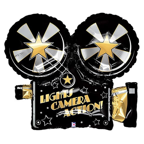 LOONBALLOON Hollywood Balloons, 32 LIGHTS CAMERA ACTION!