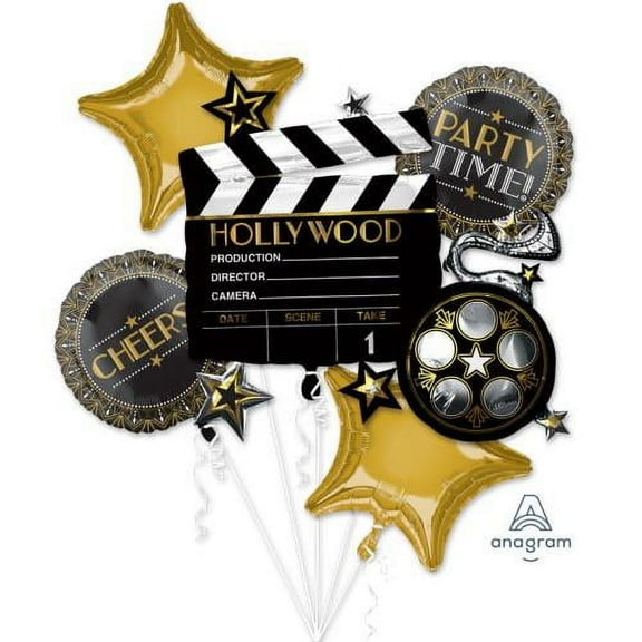 LOONBALLOON Hollywood Balloons, LIGHTS CAMERA ACTION BOUQUET