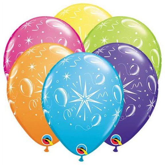 LOONBALLOON Misc-prints-patterns, 11″ SPARKLE BALLOONS