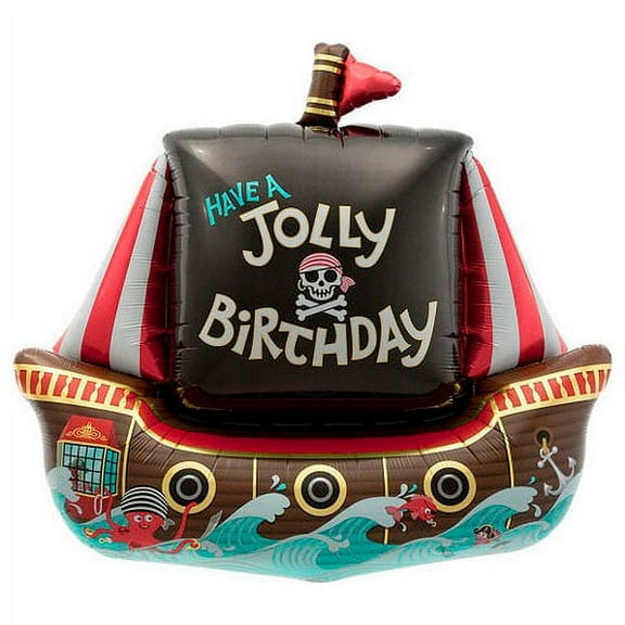 LOONBALLOON Pirates Balloons, JOLLY ROGER