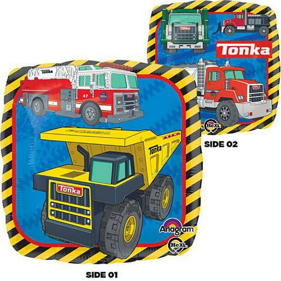 LOONBALLOON Planes-trains-automobiles Ballons, 18 TONKA