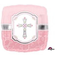 thumbnail image 1 of LOONBALLOON Religious Balloons, 18″ COMMUNION BLESSINGS PINK, 1 of 1