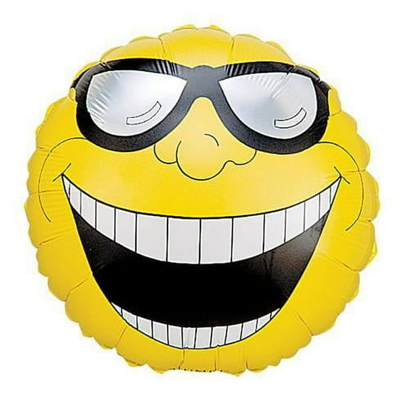 LOONBALLOON Smile Balloons, 18 MR. HAPPY FACE