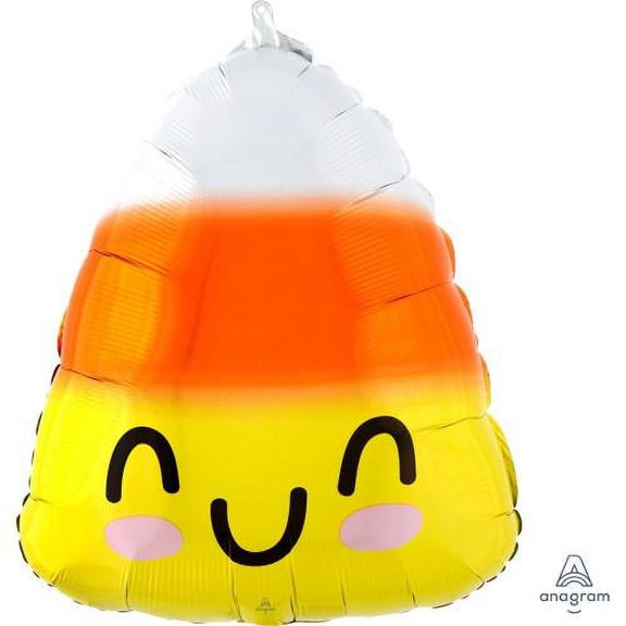 LOONBALLOON Sweets-candy Balloons, 15″ OMBRE CANDY CORN