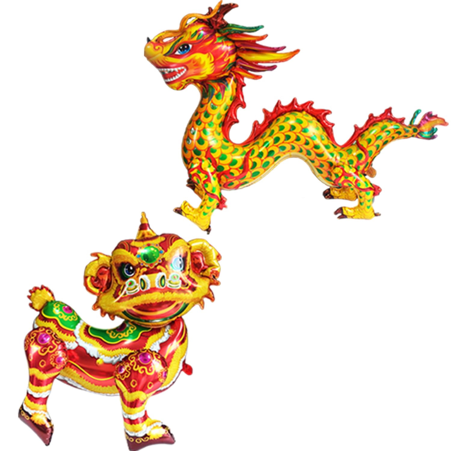 LOONELO Chinese New Year Gift Bags - 8pcs Large Non-Woven Treat Bags With Handles, 2025 Snake Year Design