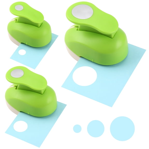LOONENG Circle Hole Punch Set, 3 Sizes, 3/8 to 1 Inch