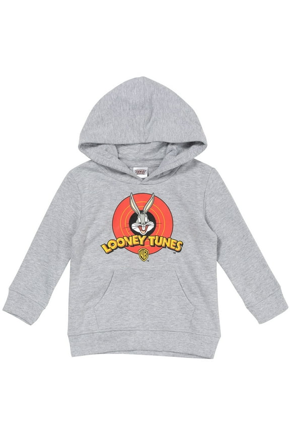 Bugs Bunny Toddler Boys Fleece Pullover Hoodie Toddler to Big Kid