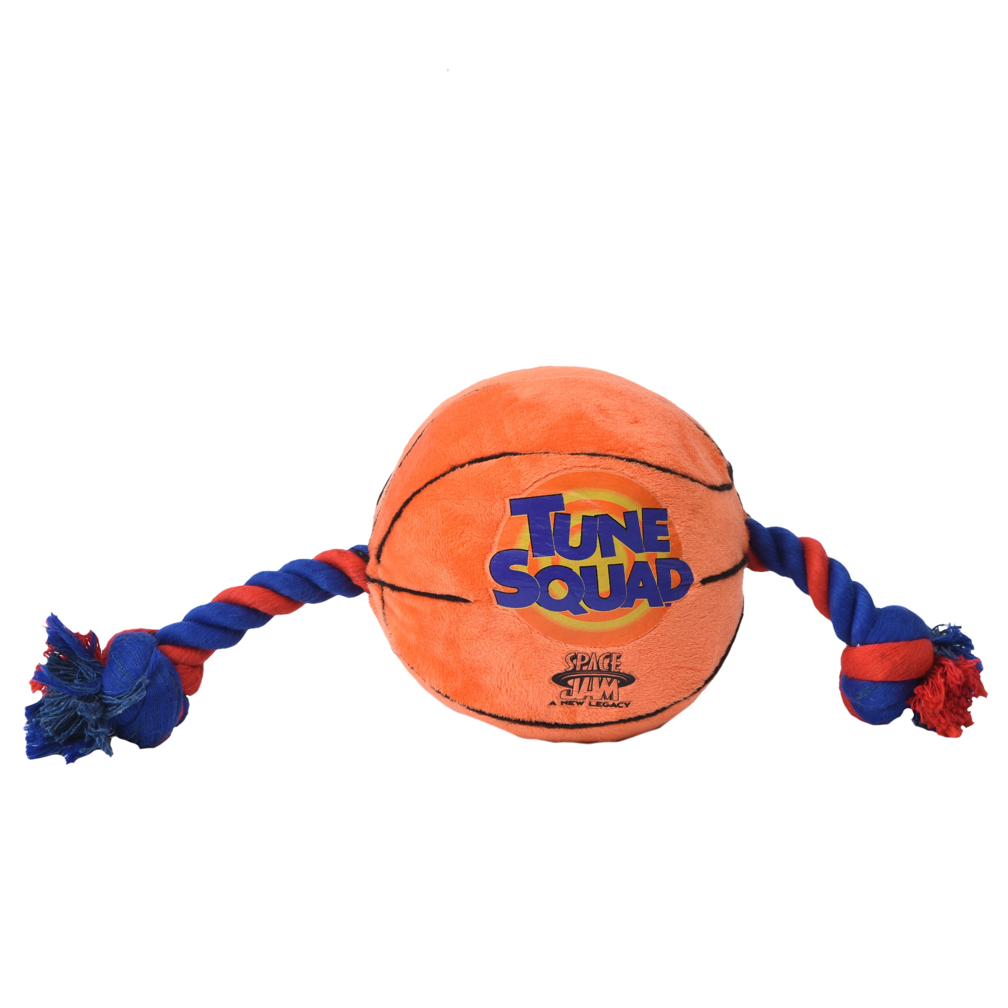Space Jam 2 Basketball Rope Pull Dog Toy Officially Licensed by