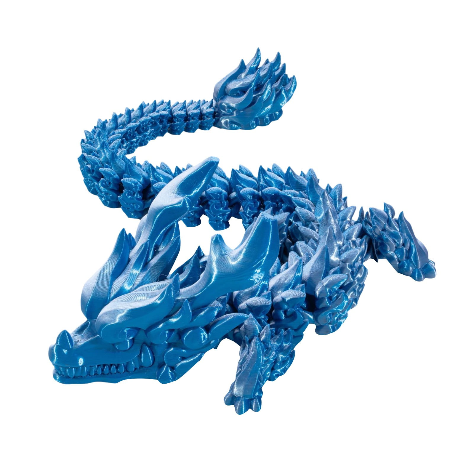 12 3D Stampato Articolato di Cristallo Drago Fidget Italia