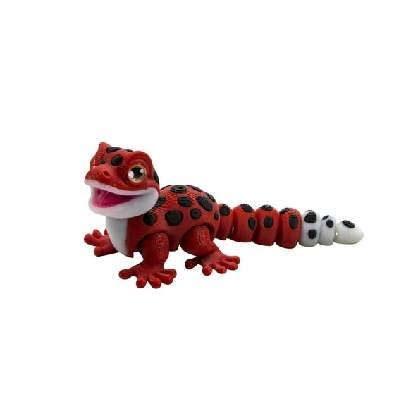 LOONLAI 3D Printing Multi Color Lizard Model Handmade Toy Ornament