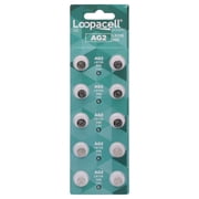 LOOPACELL 10 Pack AG2 LR726 396 397 D396 D397 GP397 V396 Alkaline Button Cell Battery