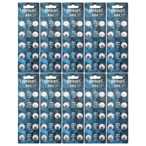 LOOPACELL 100 AG4 Alkaline Button Cell Coin batteries