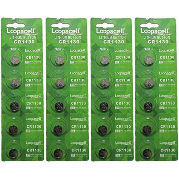 LOOPACELL 20 CR1130 Lithium 3 Volt Cell Batteries