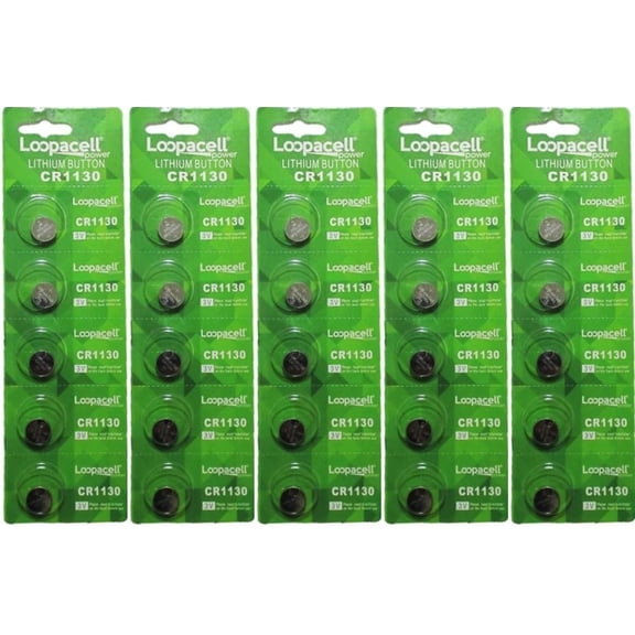 LOOPACELL (25) CR1130 Lithium Coin Cell Batteries
