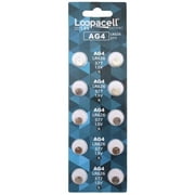 LOOPACELL AG4 LR626 377 SR66 1.5V Alkaline Button Cell Watch Batteries 10 Pack