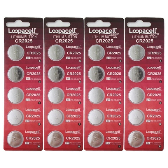 LOOPACELL CR2025 CR 2025 3v Lithium Battery Motherboard BIOS CMOS x 20
