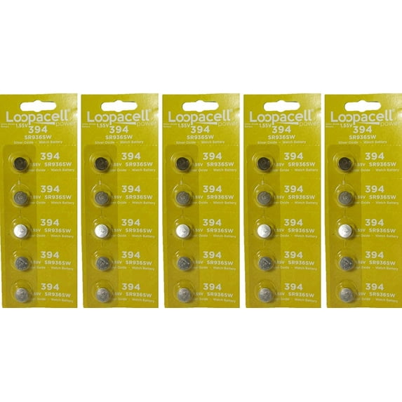 LOOPACELL Watch Battery Button Cell SR936SW 394 25 Batteries