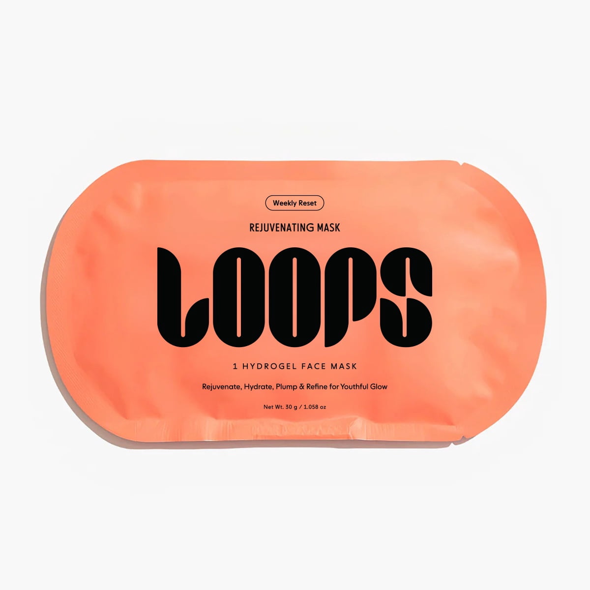 LOOPS Weekly Reset Rejuvenating Hydrogel Face Mask, 30g