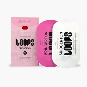 LOOPS x Bridgerton Royal Treatment Hydrogel Mask Set | Hydrating + Glow Face Mask Duo | Limited Edition