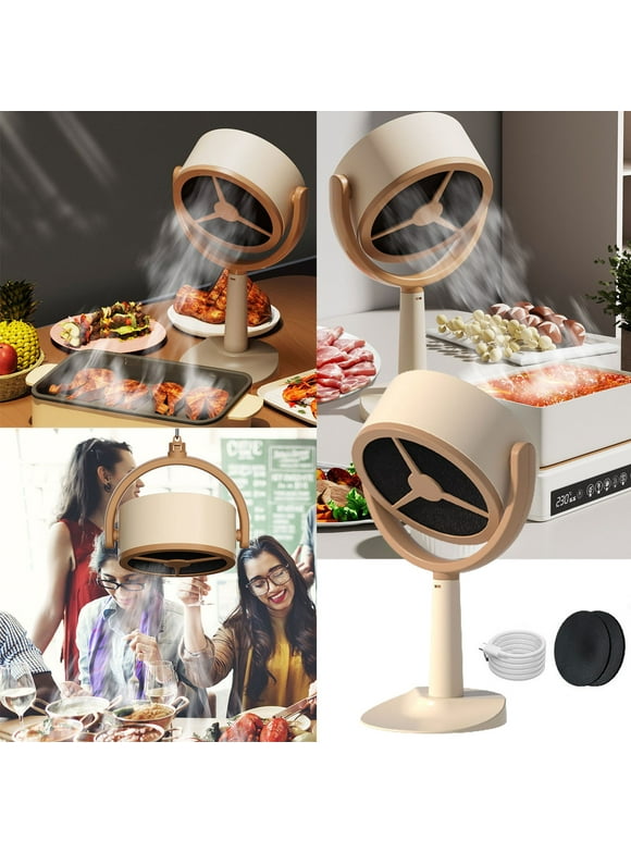 LOOPSUN Valentines Day Savings Clearance 2024! Desktop Small Range Hood - USB Direct Plug Power Supply, Suitable For Home Barbecue, Hot Pot Gatherings, Or Electric Stove Cooking