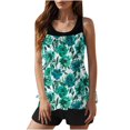 thumbnail image 1 of LOPECY-Sta Bathing Suit for Women Tankini Swimsuits for Women Sleeveless Tummy Control Two Piece Bathing Suits Flowy Swim Tops with Boy Shorts, 1 of 8
