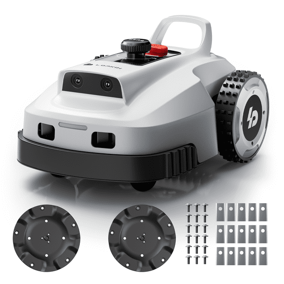 LOPKIN L2500 Robot Lawn Mower for 1 Acre, NetRTK + AI Vision Lawnmower Robot, Wi-Fi HaLow Connectivity, No Boundary Wire, AI Obstacle Avoidance, App Control, 60dB Quiet, Multi-Zone Management, IP66