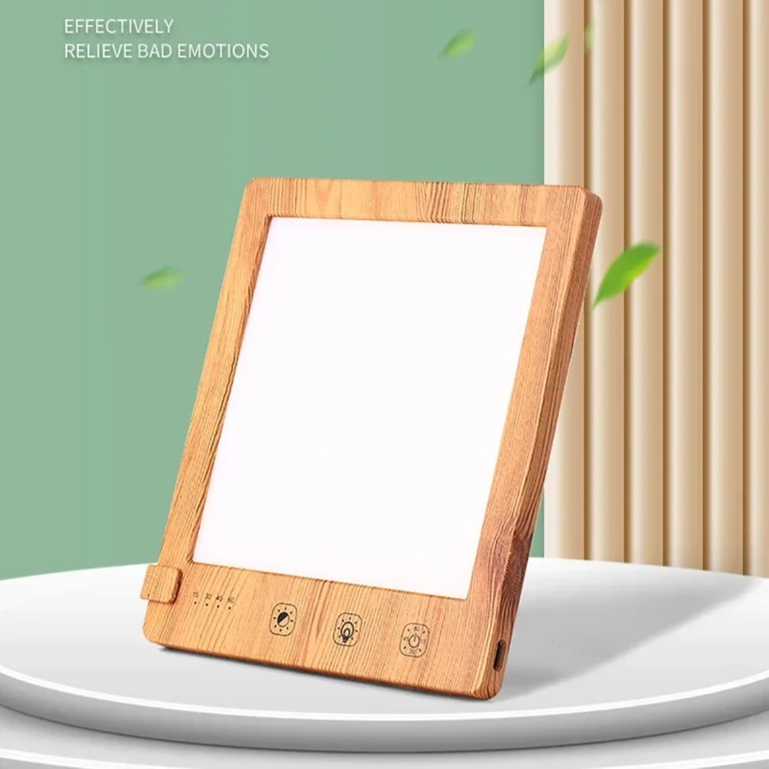 LOPNGLG Light Therapy Lamp 10000 Lux LED Sad Lamp Seasonal Affective Disorder with Timer Touch