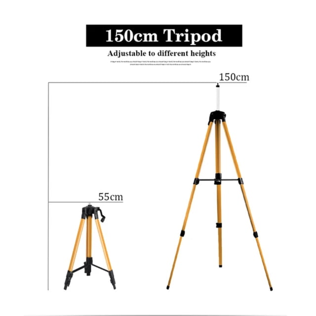 LOPNGLNG Professional Green AutoLeveling Laser Level with Tripod