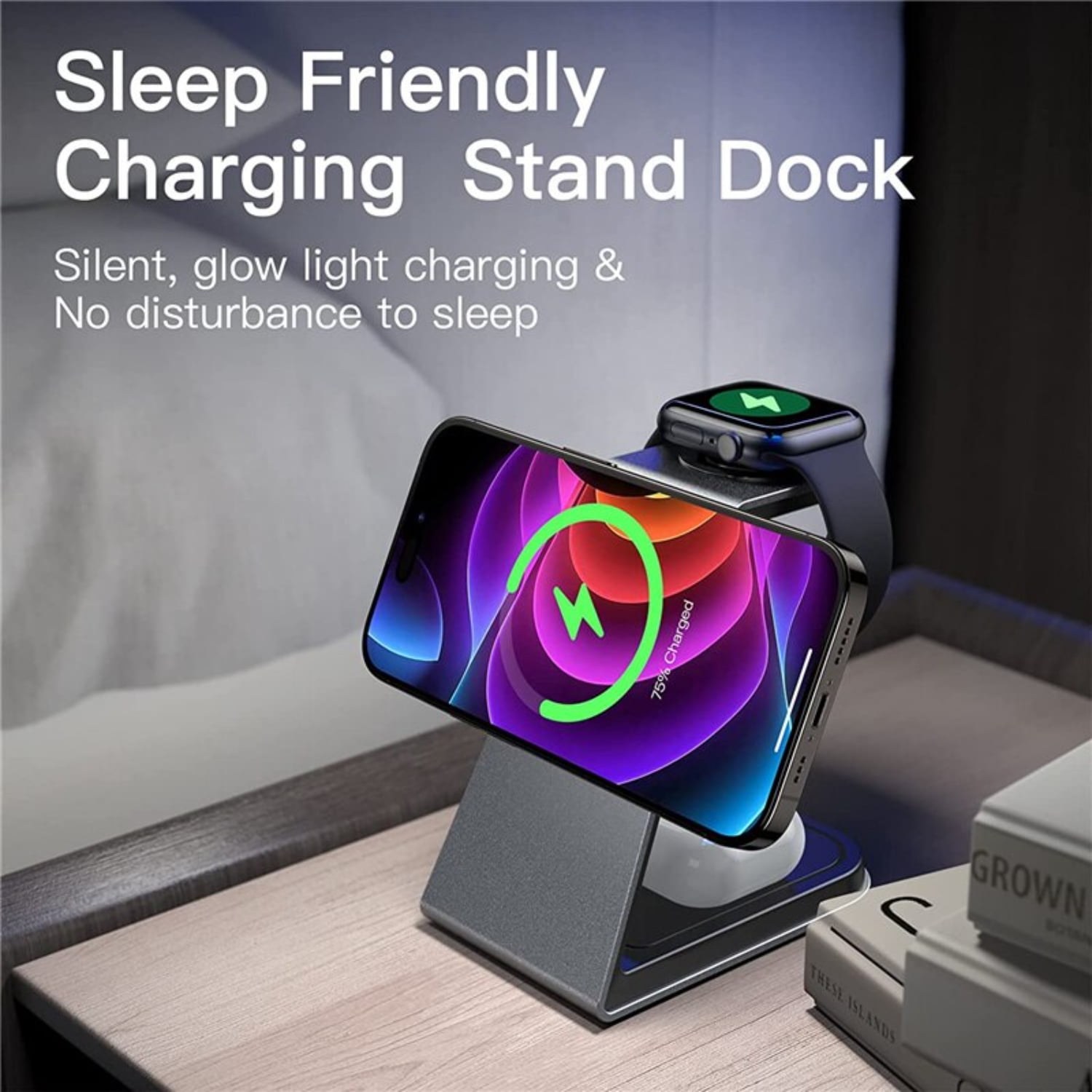 NANAMI Fast Wireless Charger, 7.5W Qi Certified Charging Pad With - View #8