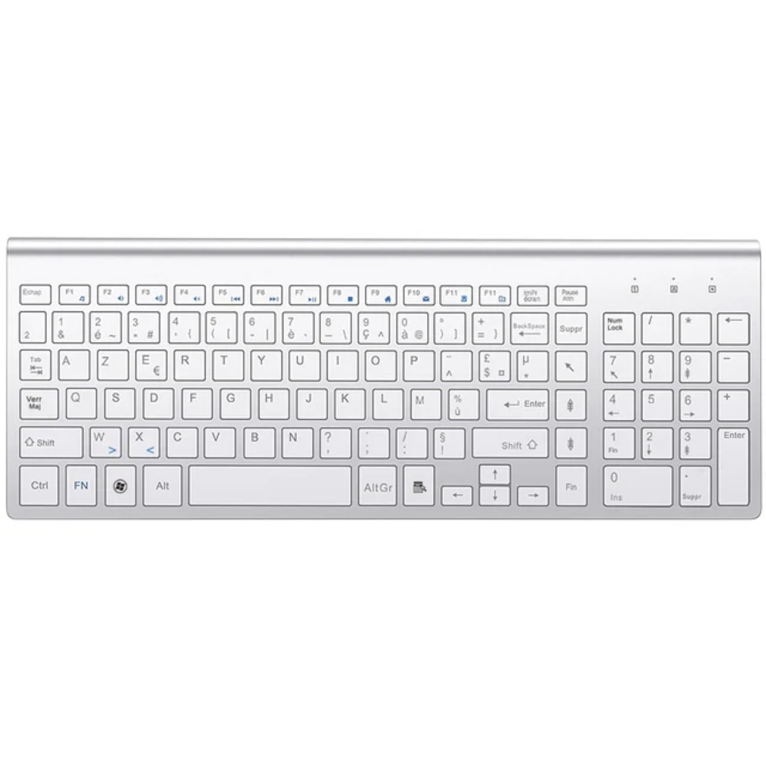 LOPNGLS High Quality Business Wireless Keyboard Ultra Slim 2.4G Silent ...