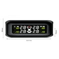 LOPNGLS Solar Tire Pressure Detector Car Wireless Tire Pressure Monitor