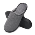 thumbnail image 1 of LORDFON Memory Foam Mens Slippers Slip-On House Slippers, 1 of 7