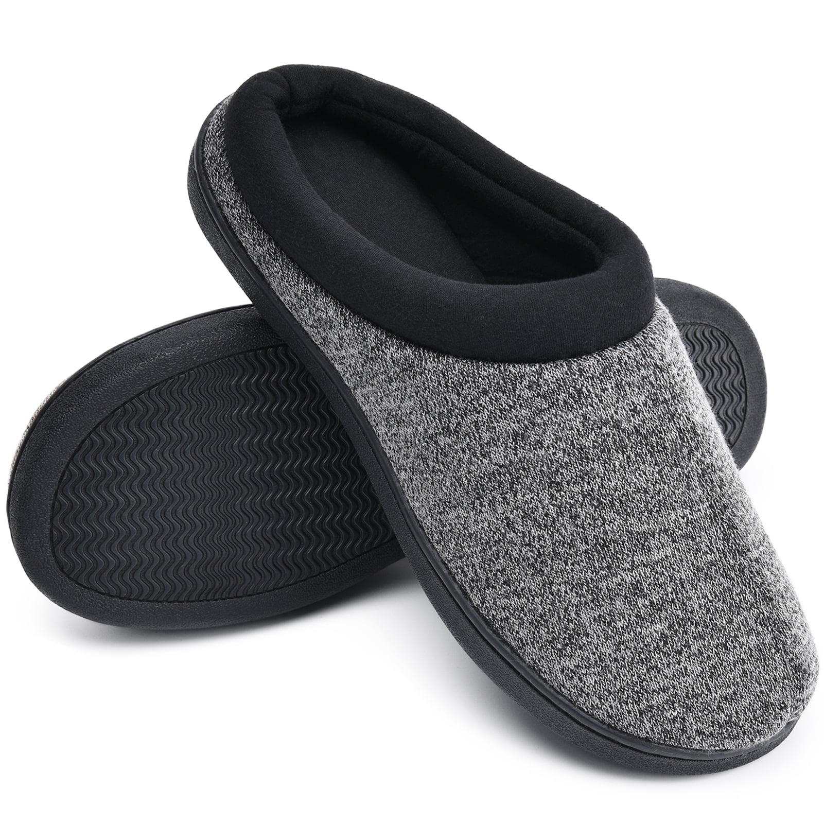 LORDFON Mens House Slipper Memory Foam Warm Winter Indoor Slippers for