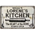 thumbnail image 1 of LORENE'S Kitchen Farmhouse Sign 12 x 18 Matte Finish Metal 112180033479, 1 of 1