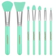 thumbnail image 1 of LORMAY 7 Pcs Silicone Brush applicator kit for UV Resin Epoxy Art Crafting and Cream Makeup Products (Mint Green), 1 of 7