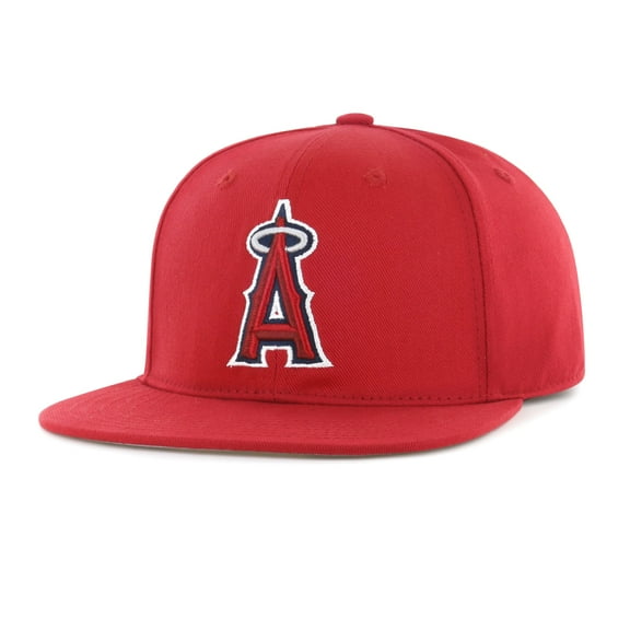 MLB Los Angeles Angels Primary Team Color Flat Bill Snap Back Hat