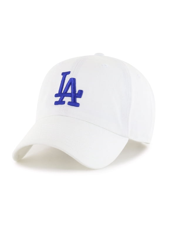 MLB Los Angeles Dodgers Clean Up White Adjustable Hat