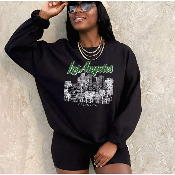 LOS ANGELES Graphic Unisex Fleece Pullover
