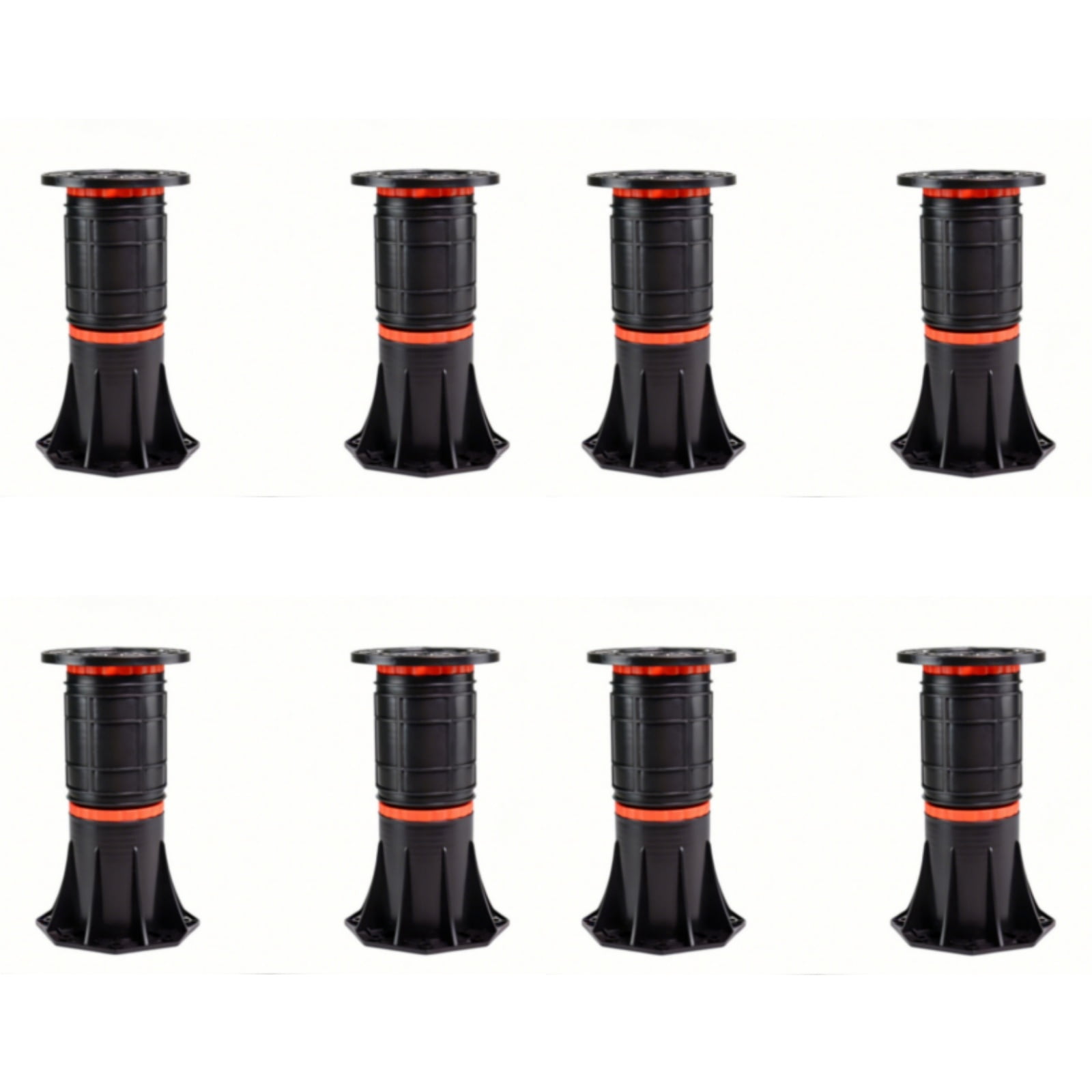 LOSCHEN 8 PCS Adjustable Bed Support Legs 8.4-13.5 Inch, Heavy Duty Bed ...