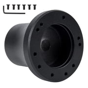 LOSCHEN Golf Cart Steering Wheel Adapter for Club Car Precedent, 5/6 Hole Replacement Adapter Black