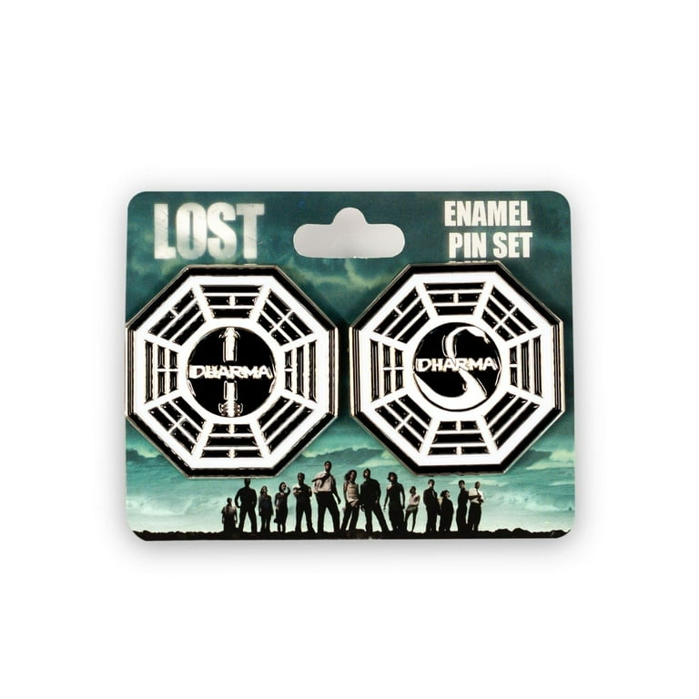 LOST Dharma Collectibles LOST Dharma Initiative Station Enamel Collector Pin  Set 