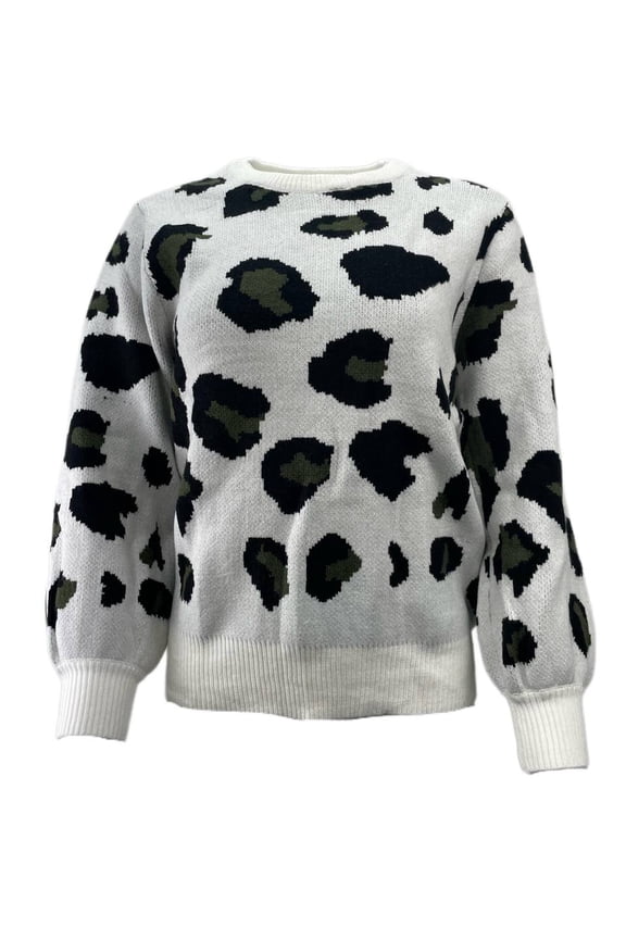 Women's Como Knit Jumper, White, XS