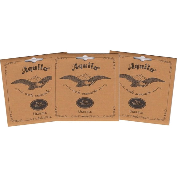 LOT/3 Sets AQUILA Ukulele Strings, Baritone Guitar Tune, BGT, 21U