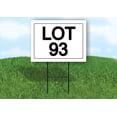 thumbnail image 1 of LOT 93  18 in x 24 in Yard Sign Road Sign with Stand, 1 of 4