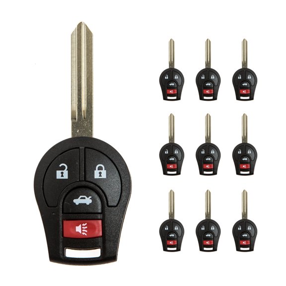 LOT OF 10 Replacement Keyless Entry Remote Uncut Key Fob Control for CWTWB1U751