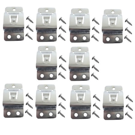 LOT OF 10 WORKMAN SOMC HEAVY DUTY SCREW ON MICROPHONE CLIP / HOLDER